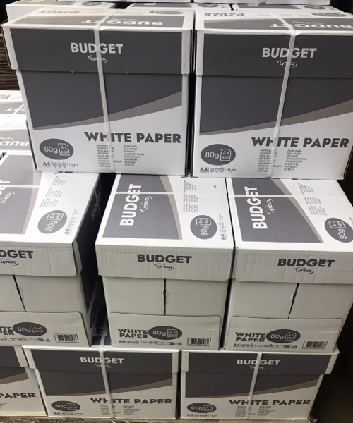 Lyreco copy paper budget, A4, 80g, white, 500 sheets