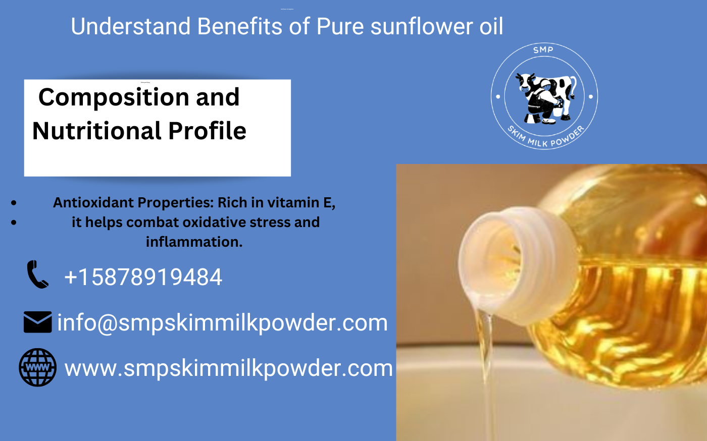 Pure sunflower oil