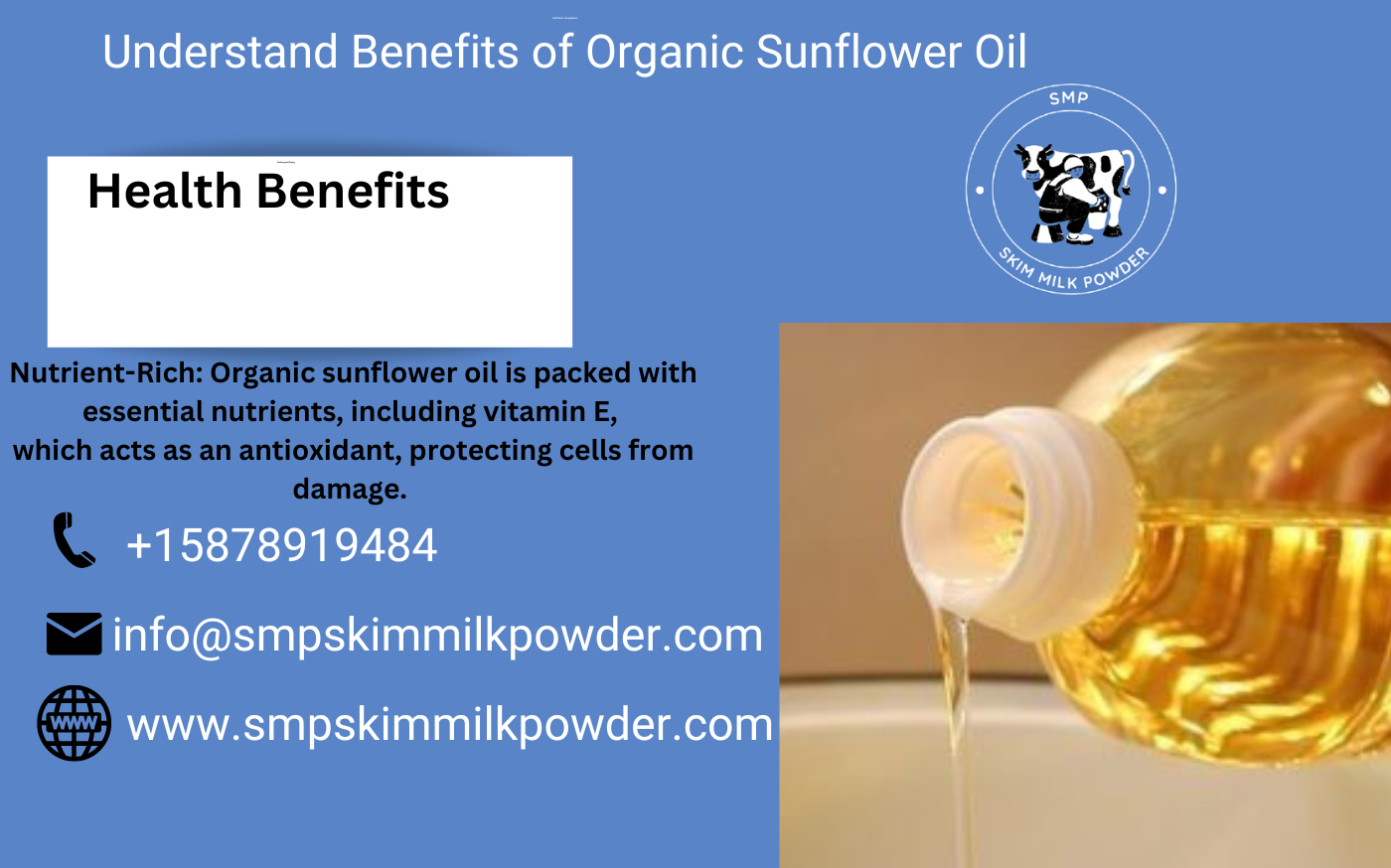 Organic sunflower oil