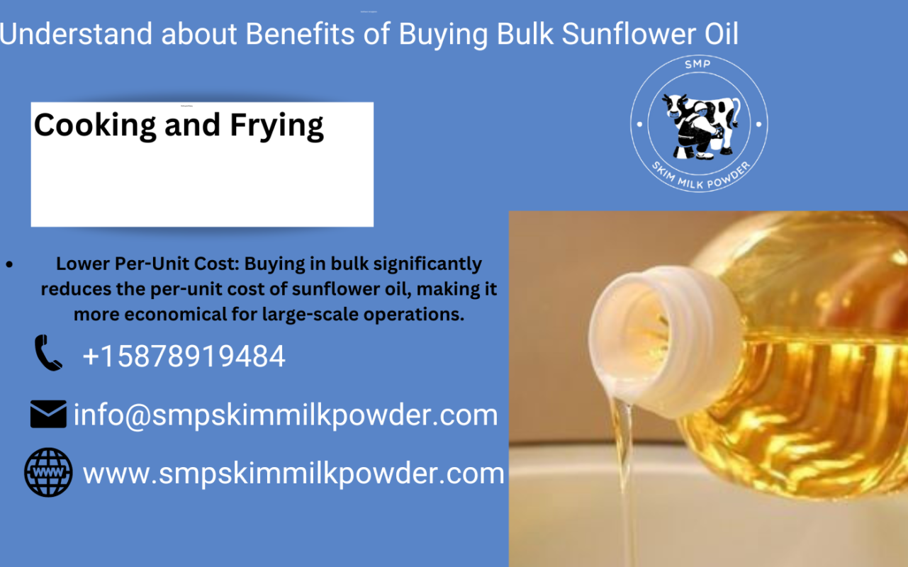 Bulk sunflower oil